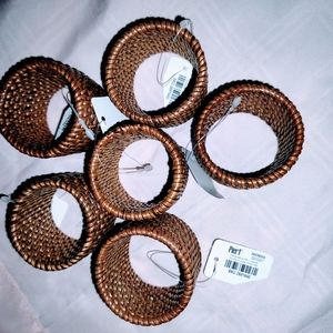 6 napkin rings